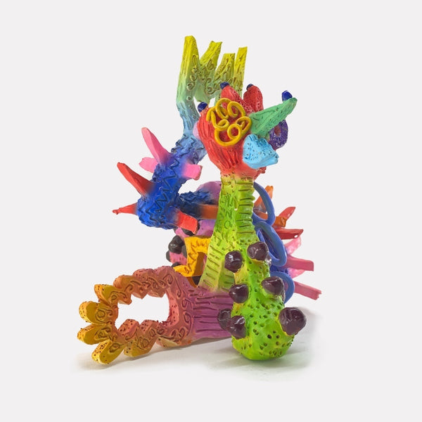Abstract Figure With Green Hand Behind Head