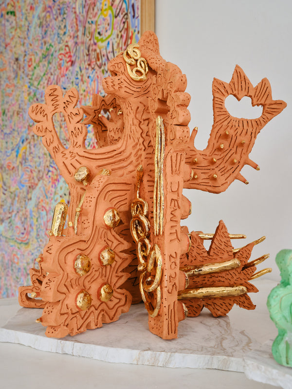 Diptyque With Frangipanis Eye And Unicorn