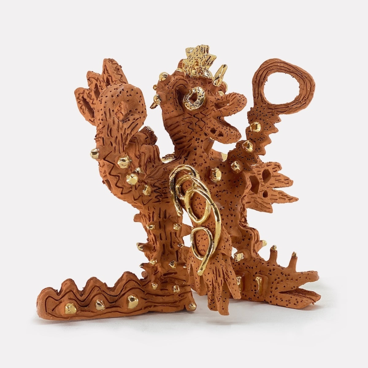 Dog With Golden Flower Hat, 2025