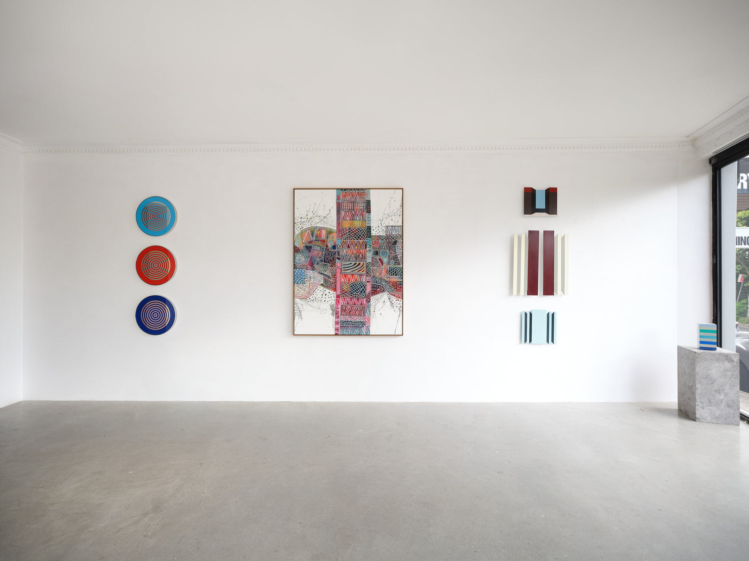 Brilliant Blue / Dusty Pink