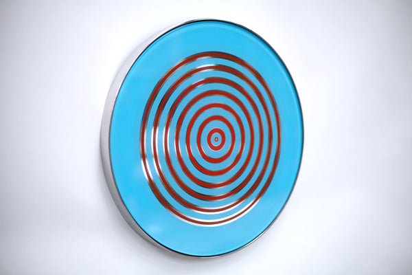 Peacock Blue / Vermillion