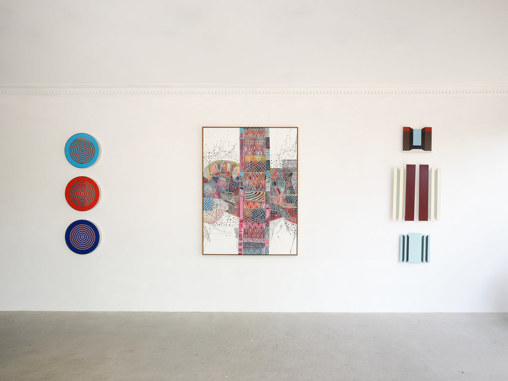 Peacock Blue / Vermillion