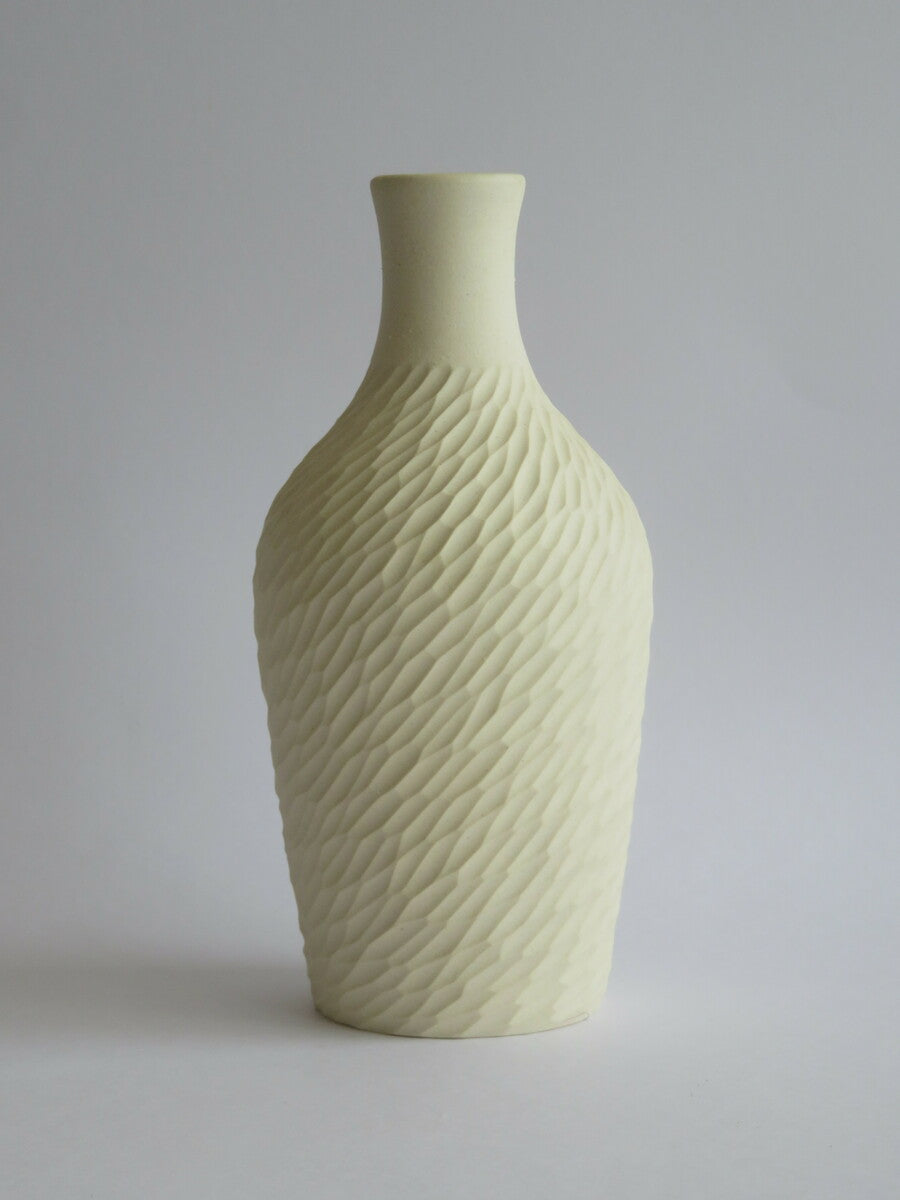 White Stoneware Budvase 2