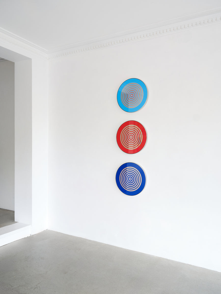 Vermillion / Peacock Blue