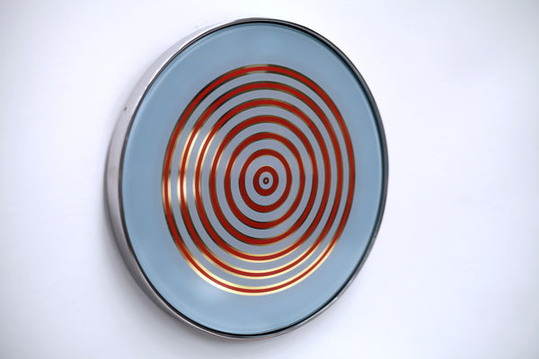 Dusty Blue / Vermillion